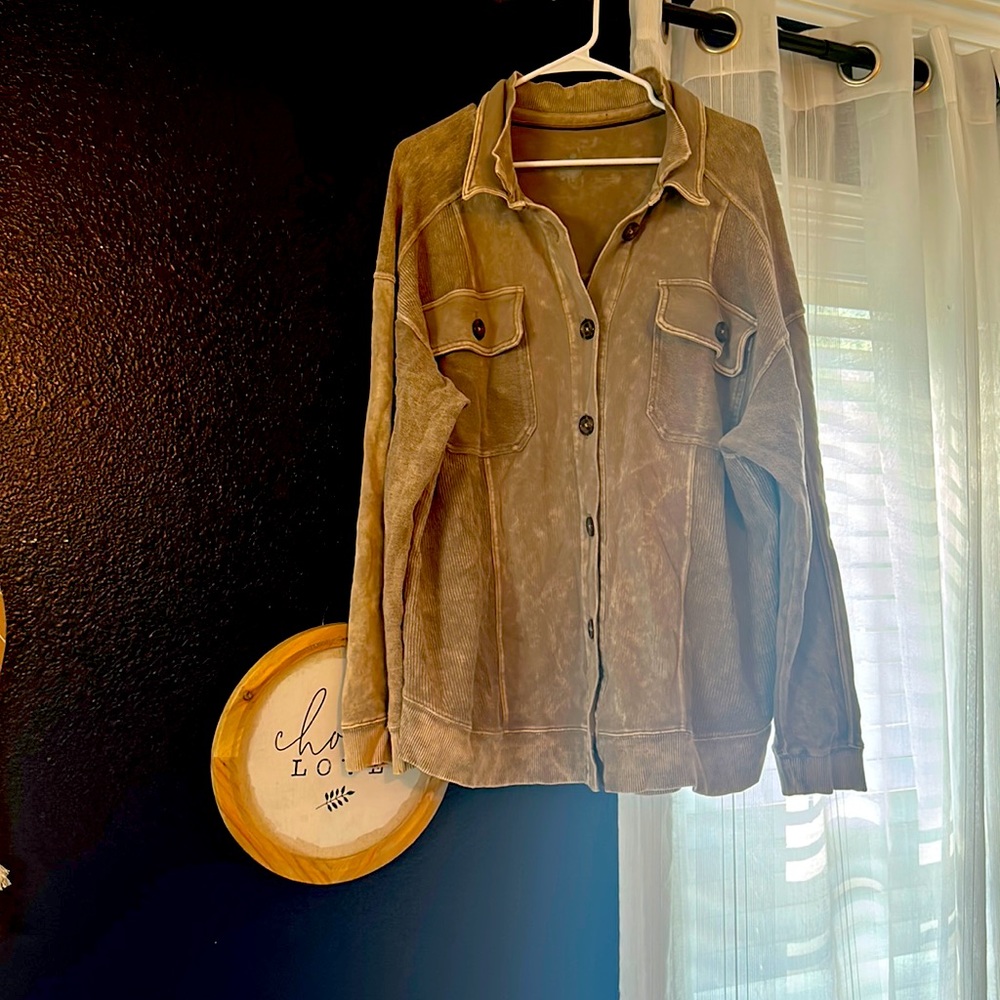 Anthropologie Pilcro shacket size xl